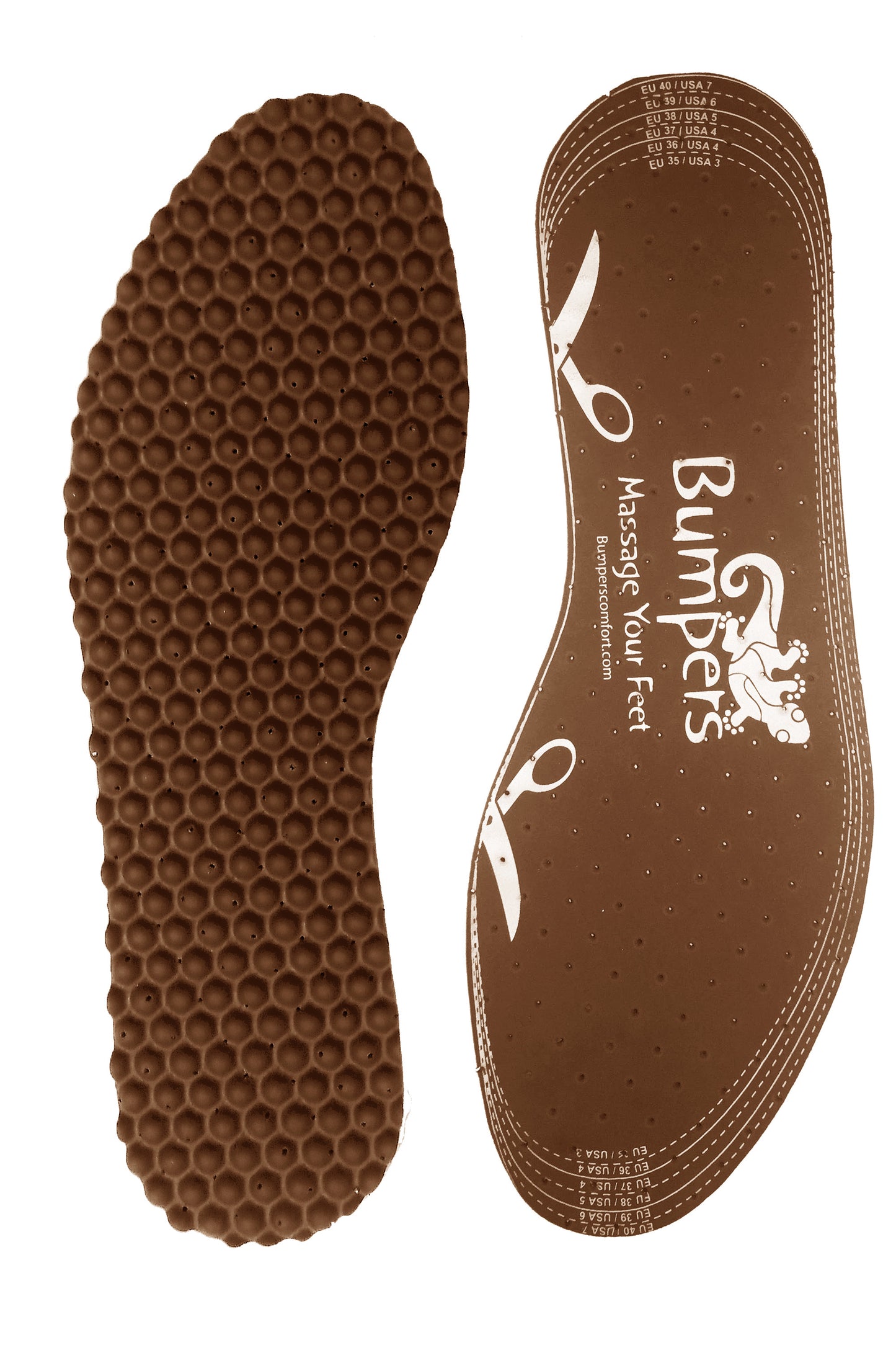 Bumpers Insoles - חום